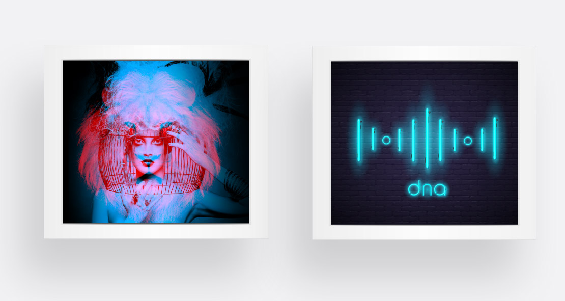 dna stairwell lightboxes