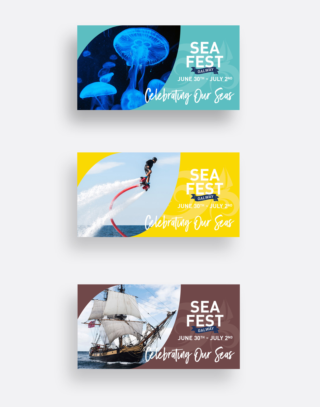 SeaFest 2017 social media graphics