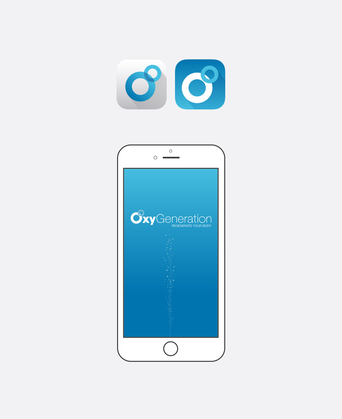 OxyGeneration app icons and splash screen