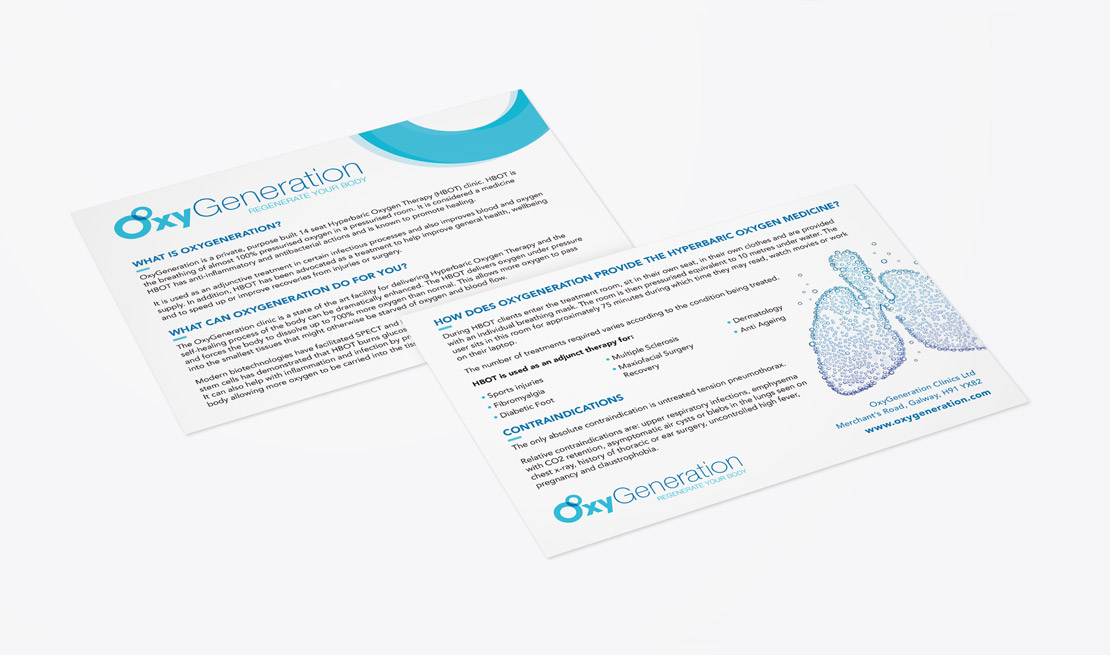 OxyGeneration Information Cards